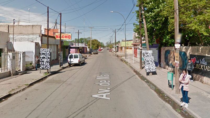 La violenta reacción ocurrió en la parada de avenida de Mayo.