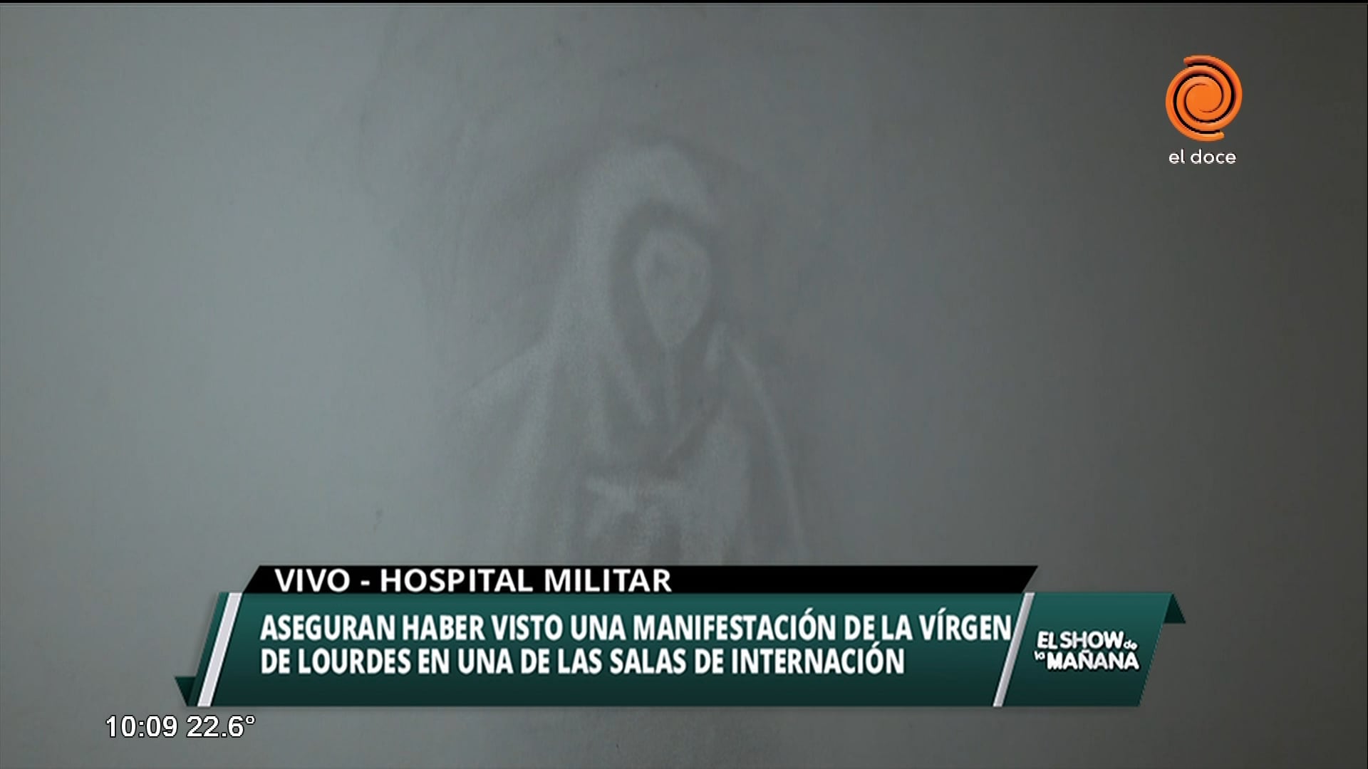 La Virgen apareció en el Hospital Militar