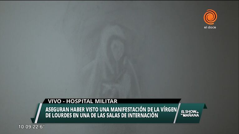 La Virgen apareció en el Hospital Militar