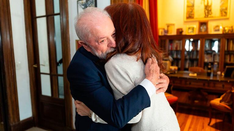 La visita de Lula da Silva a Cristina Kirchner.