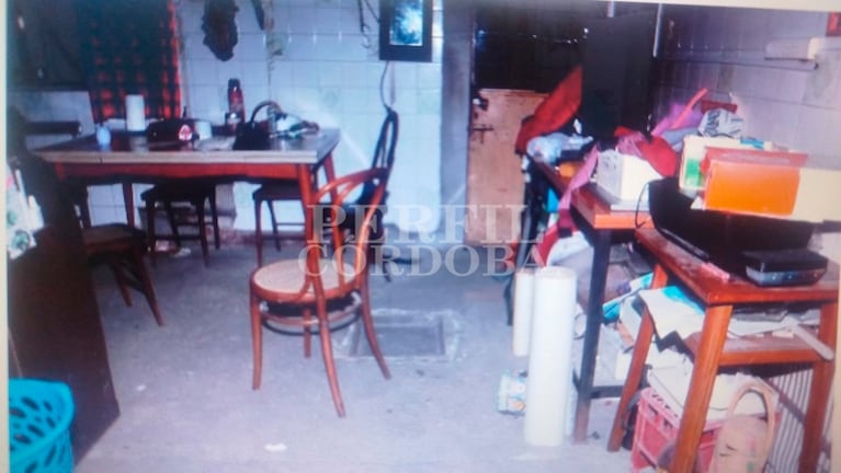 La vivienda de Barrelier por dentro. Foto: Perfil Córdoba.