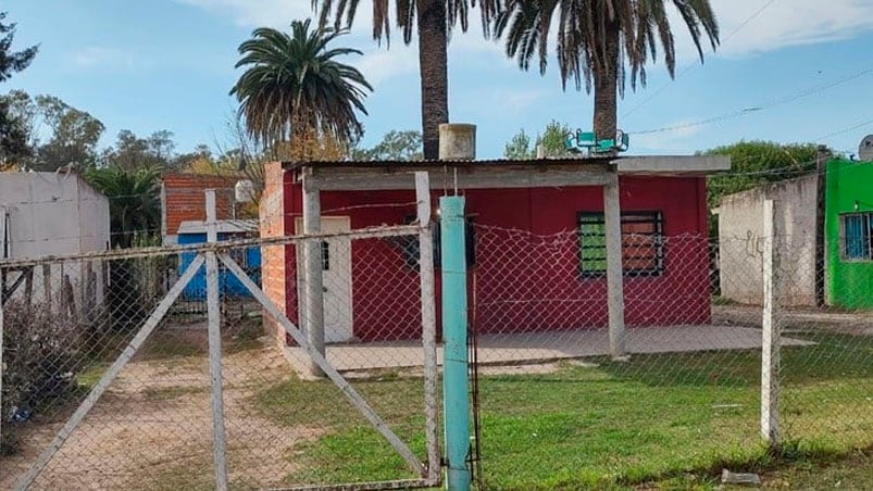 La vivienda donde estuvo secuestrado el joven de 29 años.