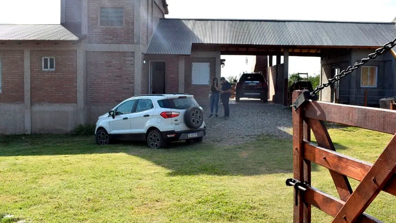 La vivienda donde ocurrió el ataque a los oriundos de Vicuña Mackenna. 