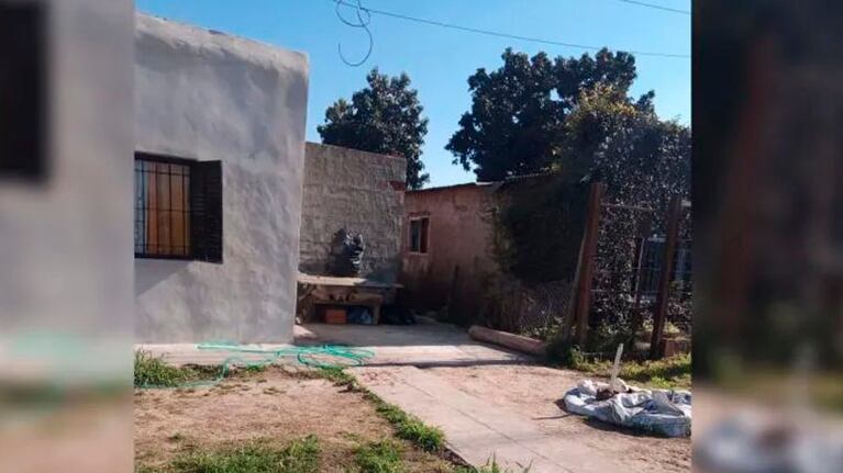 La vivienda donde sucedió el brutal ataque.