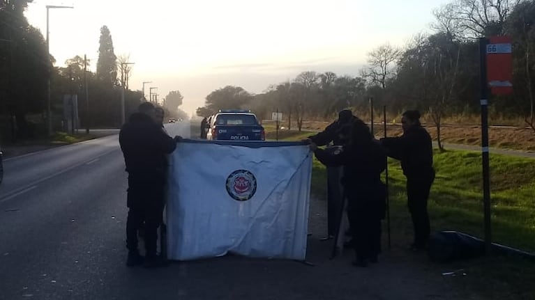 La zona de barrio Nuestro Hogar II donde fue la tragedia.