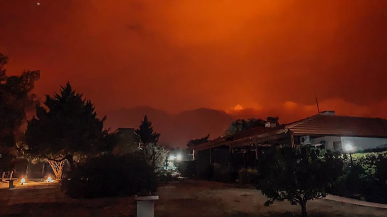 La zona de Punilla fue la más afectada por el fuego.