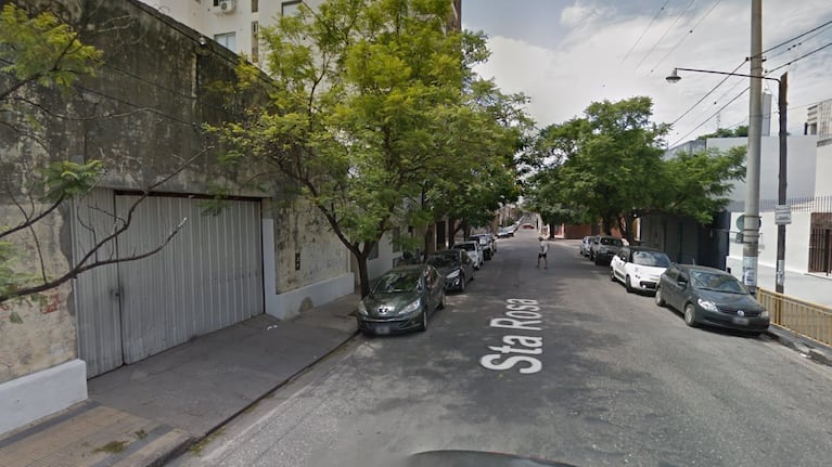 La zona del asalto.