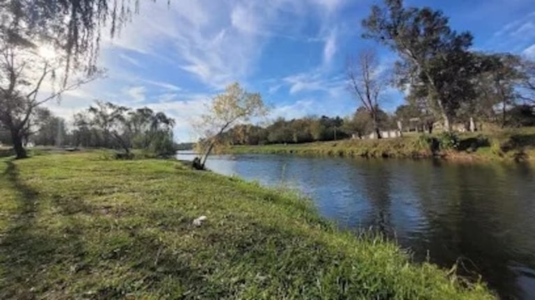 La zona del balneario municipal en Río Tercero.