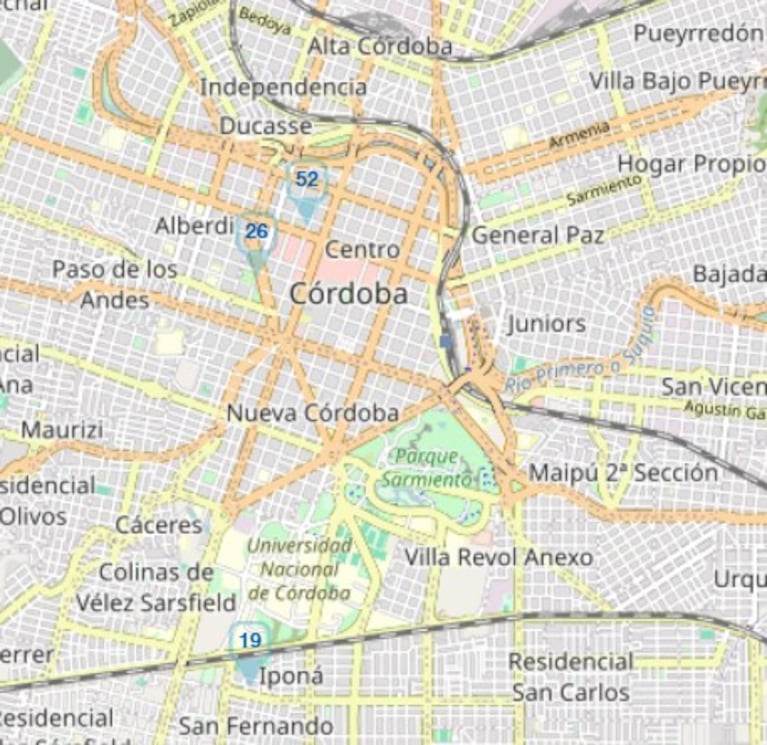 La zona del centro es la que se vio más afectada por las lluvias.