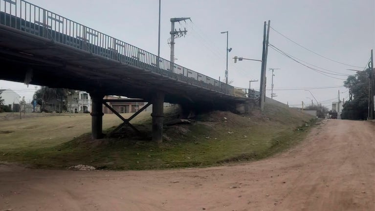 La zona del Puente Negro donde encontraron a la víctima. Foto: Soy Villa Nueva.