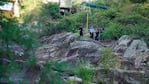 La zona desde la que habría caído el joven que murió. / Foto: FM Positiva