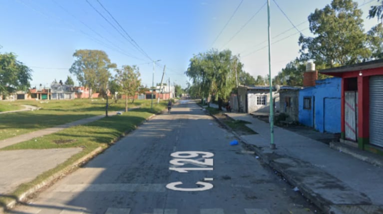 La zona donde ocurrió el robo en Berisso.