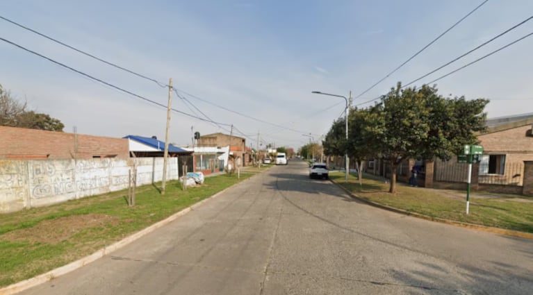 La zona donde ocurrió el robo en San Lorenzo.