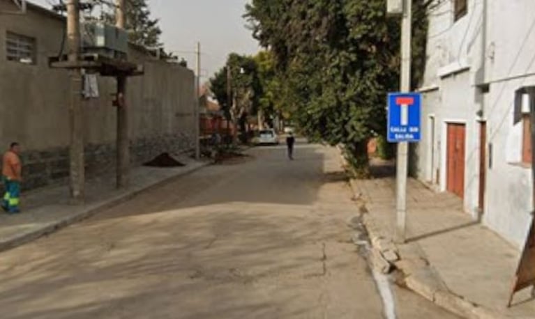 La zona donde se dio el hallazgo en Córdoba capital.