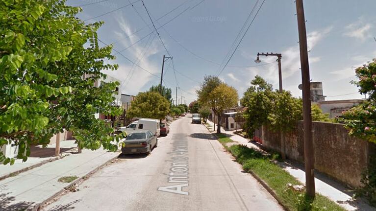 La zona donde se produjo el robo.