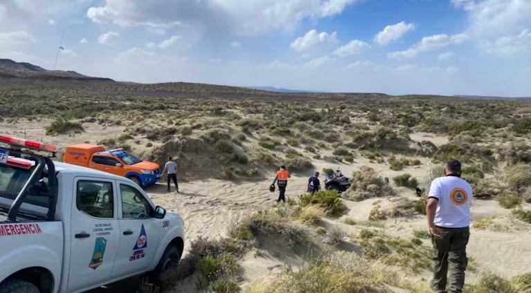 La zona en la que apareció la camioneta del jubilado.