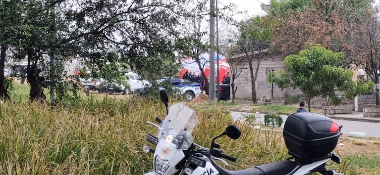 La zona en la que encontraron los restos de Agostina.