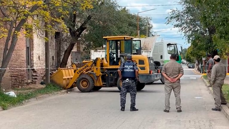 La zona quedó preservada por la Policía.