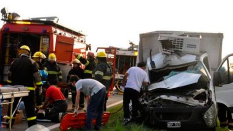 Laboulaye: un muerto en un choque entre camiones