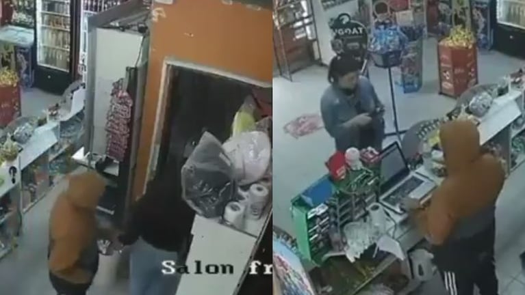 Ladrón encerró a la cajera en el baño y atendió a los clientes de un kiosco.