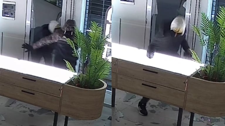 Ladrones irrumpieron a la fuerza en el local y se llevaron mercadería.