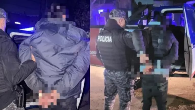 Ladrones retenidos por vecinos en Córdoba. Imagen: gentileza Villa María Vivo.
