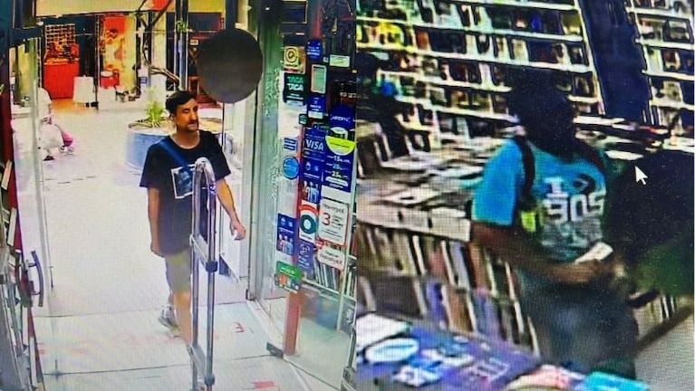 Ladrones robaron libros en una librería del Centro.