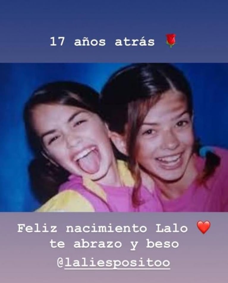 Lali Espósito festejó su cumpleaños y se reencontró con la China Suárez