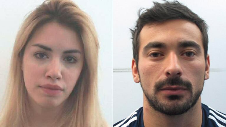 Lali Espósito y "el Pocho" Lavezzi, en sus documentos.