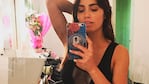 Lali le contestó a Mariano con fotos.