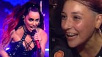 Lali le respondió a la fan que besó en el Festival de Peñas de Villa María.