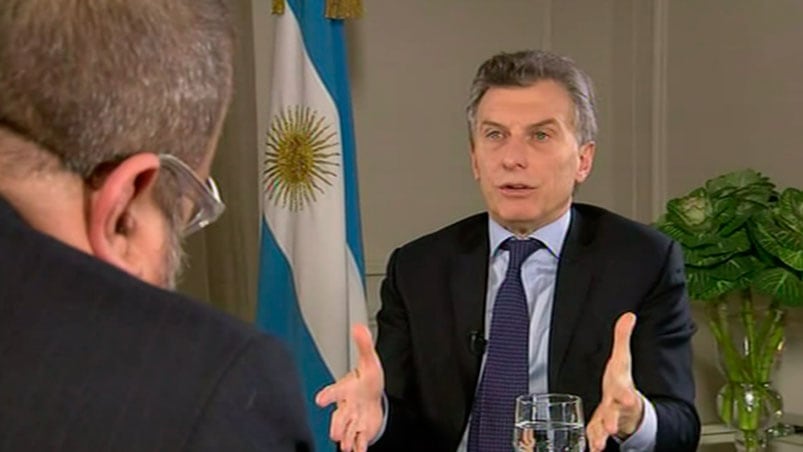 Lanata y Macri, cara a cara.