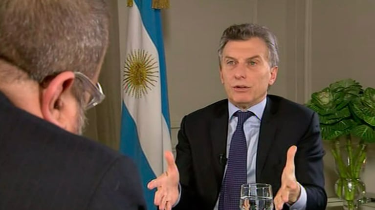 Lanata y Macri, cara a cara.