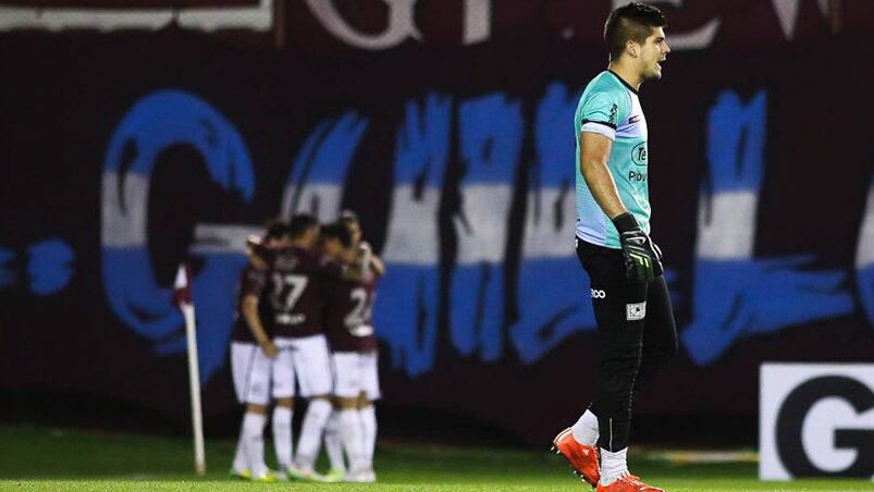 Lanús se aprovechó de Belgrano. Foto: @belgrano