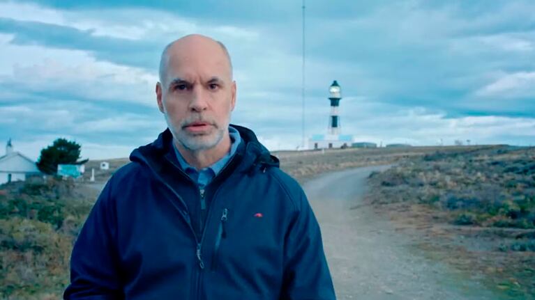 Larreta filmó el video a pocos kilómetros de la cuna del kirchnerismo.