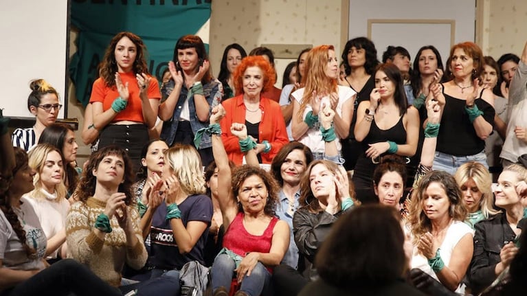 Las actrices pidieron velar por los derechos de las víctimas de estos delincuentes.