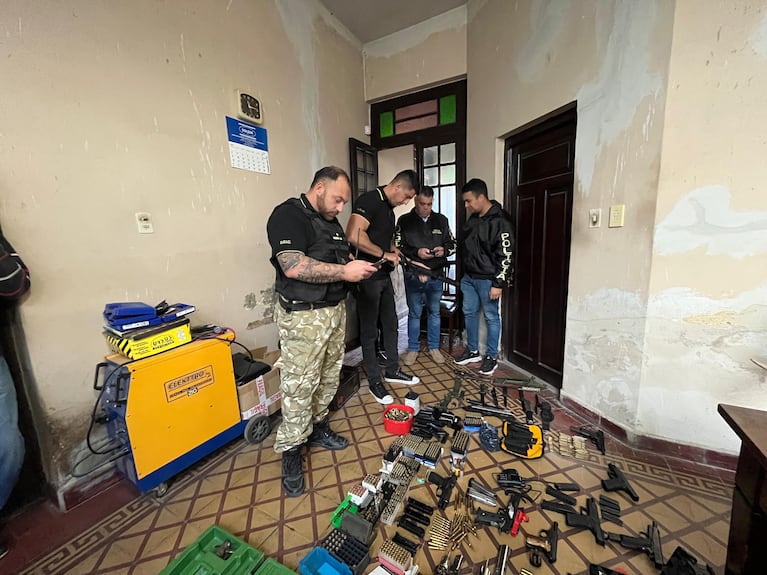 Las armas fueron halladas en una casa de Córdoba.