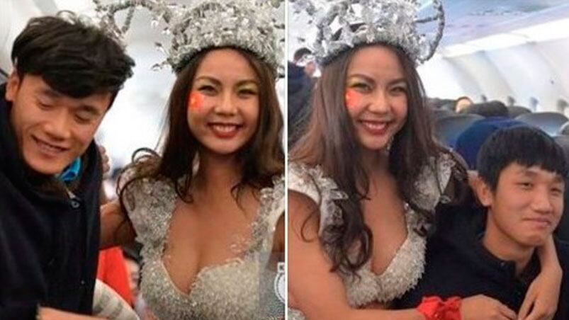 Las azafatas de VietJet Air exageraron el festejo con un desfile polémico