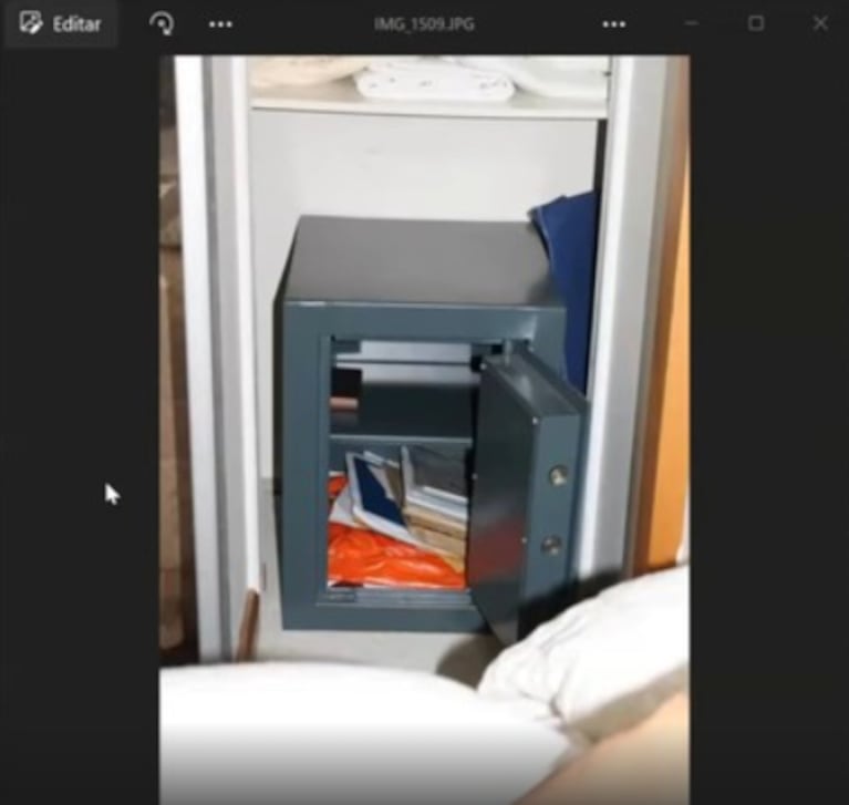 Las bóvedas que hallaron en la casa de El Calafate de Cristina Kirchner.