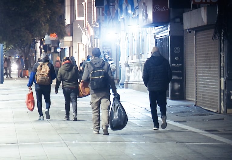 Las calles de Córdoba en la noche invernal de 2025.