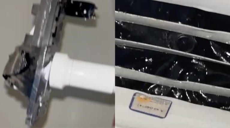 Las cámaras estaban escondidas en el ventiluz del departamento.