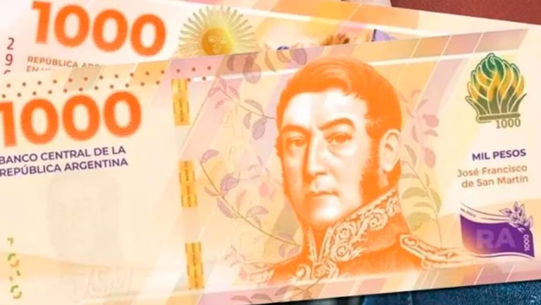 Las características del nuevo billete de $1000. 