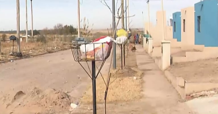 Las casas fueron otorgadas por la Provincia hace un mes.