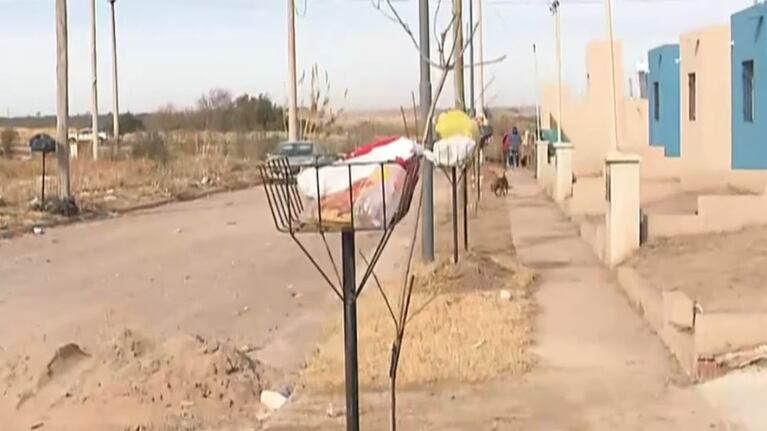 Las casas fueron otorgadas por la Provincia hace un mes.