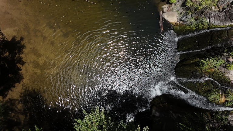 Las cascadas son poco concurridas y un paraíso oculto. Foto: Lucio Casalla / ElDoce.tv.