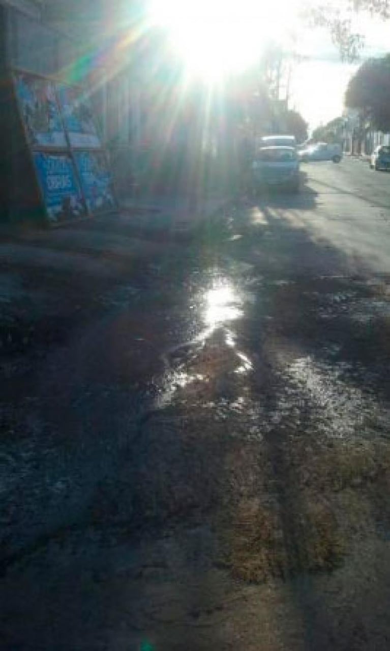 Las cloacas, un problema con olor en barrio San Martín