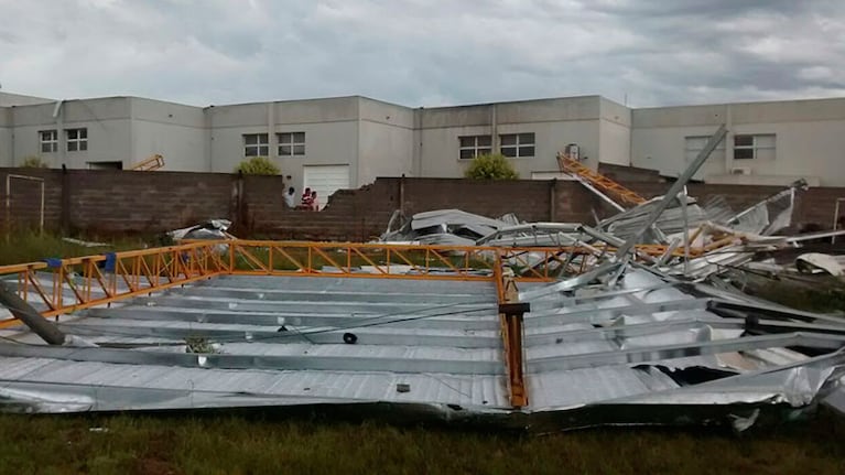 Las consecuencias de la tormenta en Rio Cuarto. Foto: Nicolás Potenza.