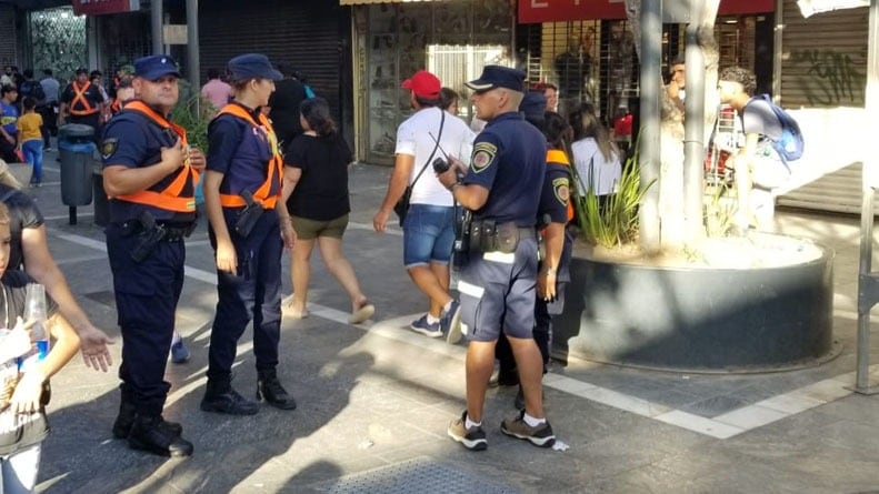 Las corridas generaron alarma en el centro de Córdoba.