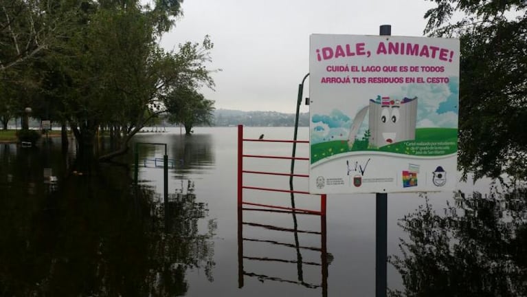 Las crecidas inundaron varios sectores en Carlos Paz, La Calera y Bialet Masse