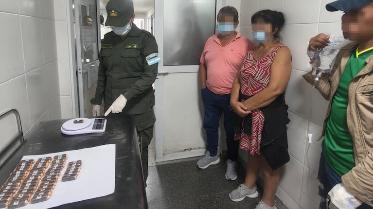 Las cuatro "mulas" viajaban en un colectivo de larga distancia.